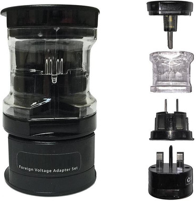 

VibeX ® International Universal Travel Adapter All In One (US,AUS,NZ,Europe,UK) Worldwide Adaptor(Black)