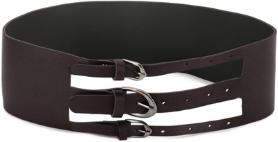 

stylefiestafashion Women Party Brown Artificial Leather Belt