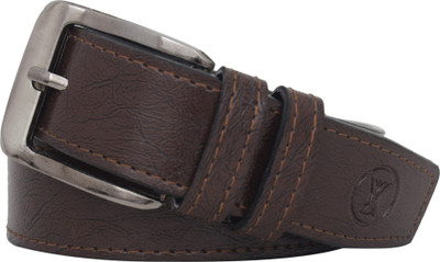 

ShabCreation Men Casual, Formal, Party Brown Artificial Leather, Texas Leatherite Belt