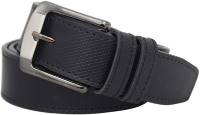 

HAVEALOOK Men Formal, Casual, Party Black Texas Leatherite Belt