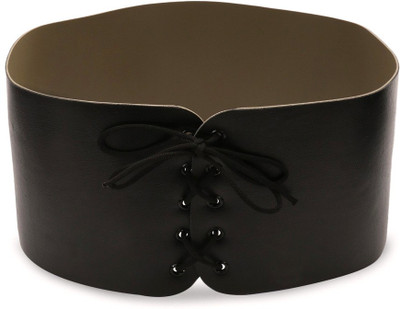 

stylefiestafashion Women Party Black Artificial Leather Belt