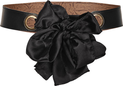 

stylefiestafashion Women Evening Black Artificial Leather Belt
