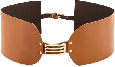 

stylefiestafashion Women Party Tan Artificial Leather Belt