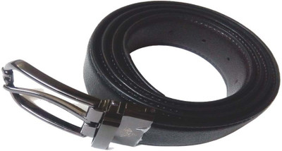 

BABA BLESSINGS Men Formal Black Texas Leatherite Reversible Belt