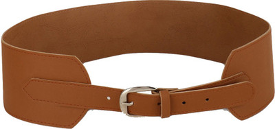 

stylefiestafashion Women Casual Tan Metal Belt