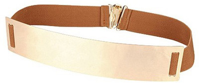 

stylefiestafashion Women Formal Brown Metal Belt