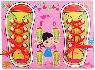 

Ruby Shoe_Tie_Pink Board Game