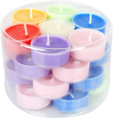 

Ammvi Creations Pack of 28 High Quality Scented Floating Gel for Diwali and Regular Home Decor Candle(Multicolor, Pack of 28)