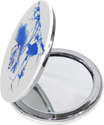 

Dolls N Queens Blue Flower Dual Magnifying Leather Back