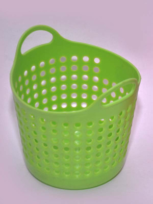 

Blossoms 1 Compartments plastic desk holder(Green)