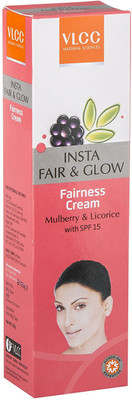 VLCC Insta Fair and Glow Fairness Cream (Pack of 2)(100 g)