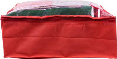 

Bulbul saree cover red bow 1 red bow 1(Red)