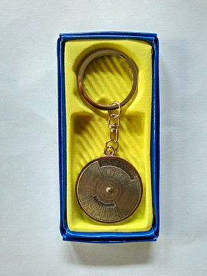 

HatsOff 50 years calender key chain metal calender key ring Key Chain