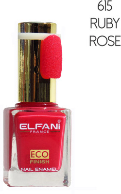 

ELFANI Snow Coat Texture Nail Polish 615 Ruby Rose