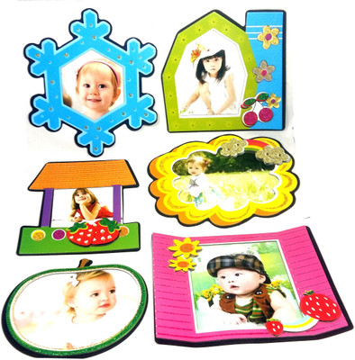 

eva Paper Crafts Photo Frame(Multicolor, 6 Photos)