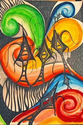 

Aabhaas Wall Poster Abstract Color work | Artist: Zeeshan Ansari Paper Print(12 inch X 18 inch, Rolled)