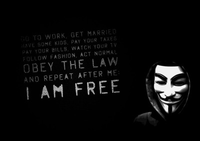

Wall Poster V For Vendetta I Am Free Paper Print(12 inch X 18 inch, Rolled)