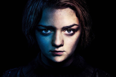 

Aabhaas Wall Poster Arya Stark Blue Light Paper Print(12 inch X 18 inch, Rolled)