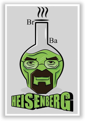 

Aabhaas Wall Poster Heisenberg in a Beaker | Breaking Bad Inspired TV Series Paper Print(12 inch X 18 inch, Rolled)