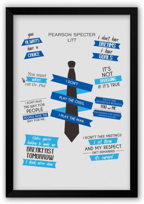 

Aabhaas Wall Poster I Don't Play The Man | I Play The Odds Paper Print(12 inch X 18 inch, Rolled)