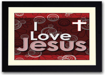 

Akhuratha Wall Poster i-love-jesus-afp-ap-ccunwv Paper Print(12 inch X 18 inch, Rolled)