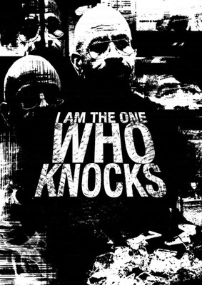 

Akhuratha Wall Poster Heisenberg - I Am The One Who Knocks Black Paper Print(12 inch X 18 inch, Rolled)