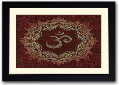

Aabhaas Wall Poster wow-om-desi-afp-apkppcsdr Paper Print(12 inch X 18 inch, Rolled)