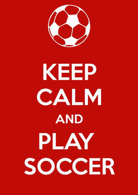 

Akhuratha Wall Poster Keep Calm And Soccer Love Paper Print(12 inch X 18 inch, Rolled)