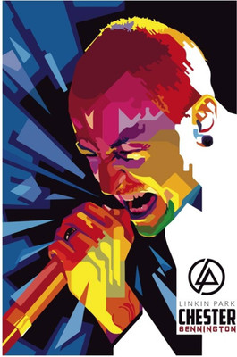 

Akhuratha Linkin Park Fine Quality Wall Poster Paper Print(18 inch X 12 inch, Rolled)