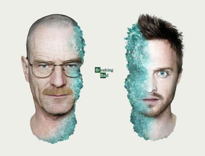 Aabhaas Wall Poster Breaking Bad Wall Poster Paper Print(12 inch X 18 inch, Rolled)