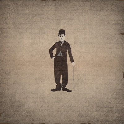 

Aabhaas Wall Poster Charlie Chaplin Vintage Paper Print(12 inch X 18 inch, Rolled)