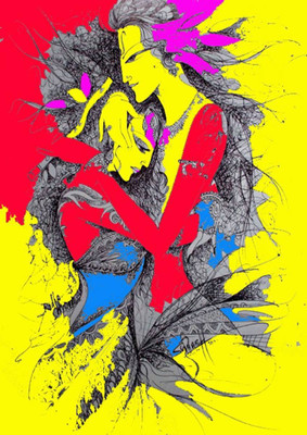 

Aabhaas Wall Poster -radha-krishna-thzxdwy Paper Print(12 inch X 18 inch, Rolled)