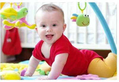 

Aabhaas Wall Poster For Room Cute Adorable Baby Child's Love New Born Infant Kids Toddlers Smiling Paper Print(12 inch X 18 inch, Rolled)