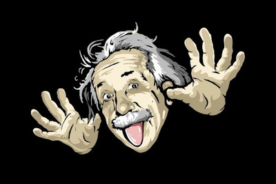 

Aabhaas Wall Poster Albert Einstein Paper Print(12 inch X 18 inch, Rolled)