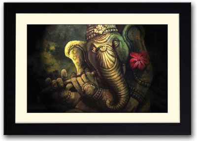 

Akhuratha Wall Poster god-ganesha-playing-flute-afp-ap-qzbnx Paper Print(12 inch X 18 inch, Rolled)