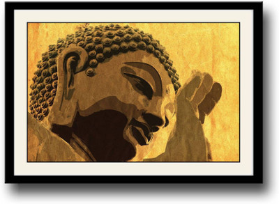 

Aabhaas Wall Poster buddha-art-asf-dyjnyyzfvy Paper Print(12 inch X 18 inch, Rolled)