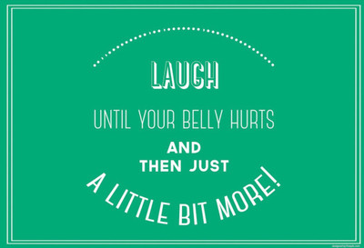 

Akhuratha Wall Poster Laugh All The Time! Paper Print(12 inch X 18 inch, Rolled)