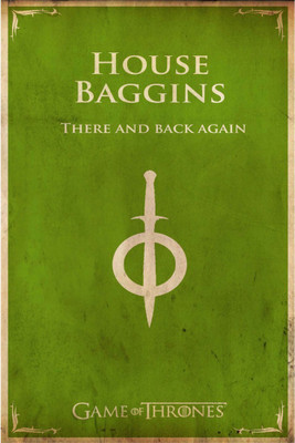 

Wall Poster Game of Thrones Inspired House Baggins Paper Print(12 inch X 18 inch, Rolled)