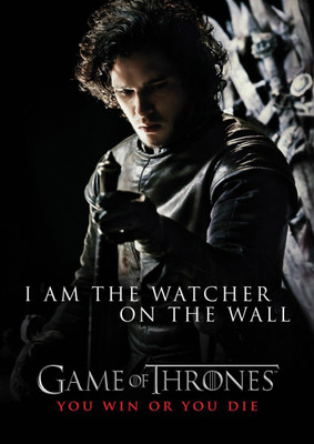 Aabhaas Wall Poster Game Of Thrones Jon Snow Paper Print(12 inch X 18 inch, Rolled)