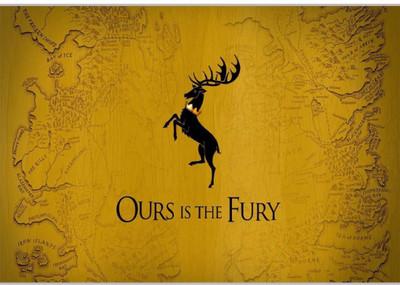 

Aabhaas Wall Poster Ours Is The Fury es by Paper Print(12 inch X 18 inch, Rolled)