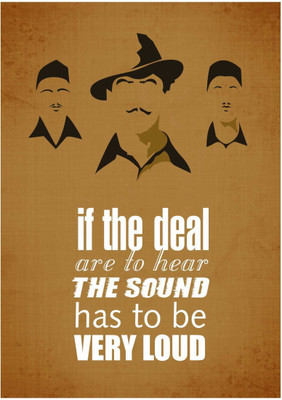 

Aabhaas Wall Poster Bhagat Singh Paper Print(12 inch X 18 inch, Rolled)