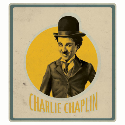 

Aabhaas Wall Poster Chaplin - Yellow Circle Paper Print(12 inch X 18 inch, Rolled)