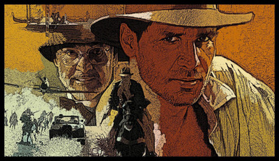 

Aabhaas Wall Poster Hollywood Movie Indiana Jones and the Last Cursade Paper Print(12 inch X 18 inch, Rolled)