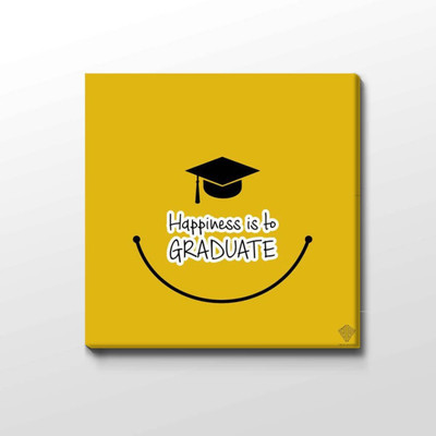 

Wall Poster Happy Graduation And Paper Print(12 inch X 18 inch, Rolled)