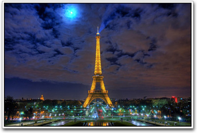 

Wall Poster Eiffel Tower Paris Paper Print(12 inch X 18 inch, Rolled)