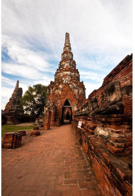 

Wall Poster Ruin Stupa Thailand Paper Print(12 inch X 18 inch, Rolled)