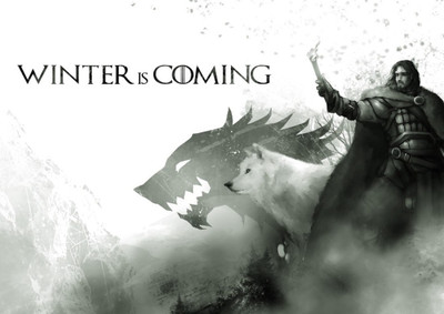 

Wall Poster Game Of Thrones Winter Is Coming Paper Print(12 inch X 18 inch, Rolled)