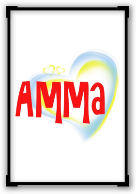

Akhuratha Wall Poster Amma Red Paper Print(12 inch X 18 inch, Rolled)