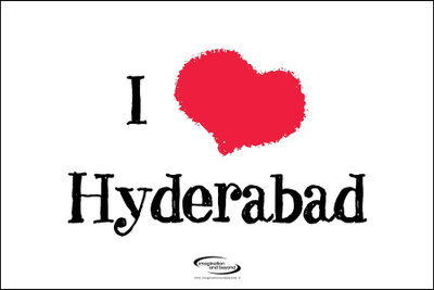 

Akhuratha Wall Poster i-love-hyderabad-ilove-hafaaetdwng Paper Print(12 inch X 18 inch, Rolled)