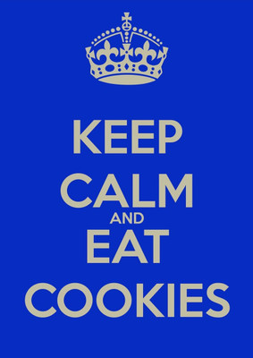 

Wall Poster Keep Calm And Eat Cookies! Paper Print(12 inch X 18 inch, Rolled)